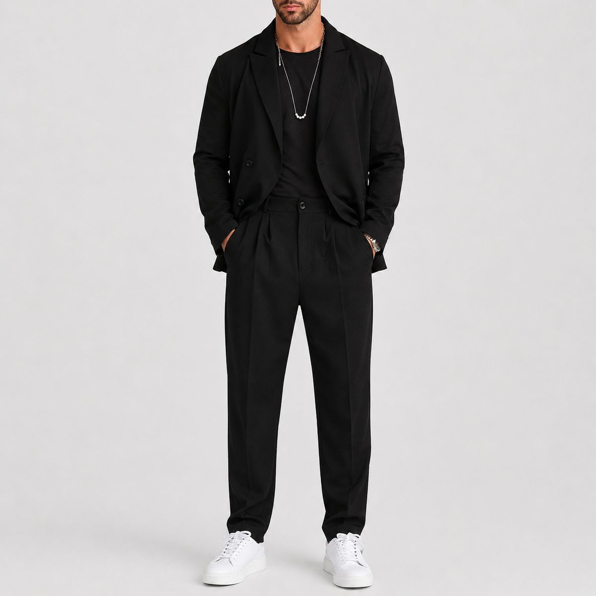 Ensemble deux pièces pour homme - Noir