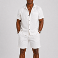 Ensemble lin d’été pour homme - Blanc
