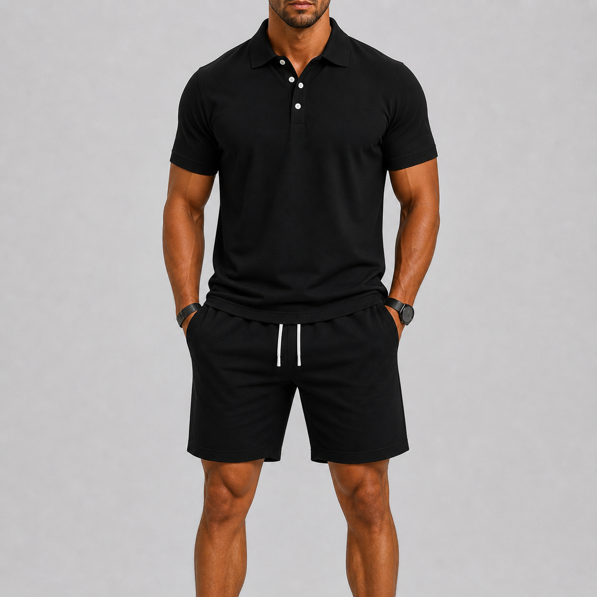 Ensemble sport hommes - Noir