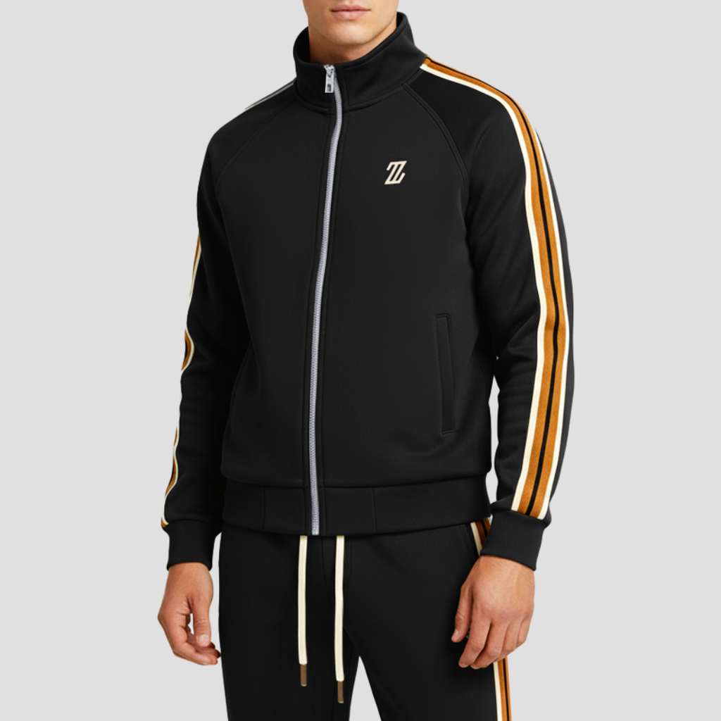 Ensemble survêtement sportif pour homme - Noir