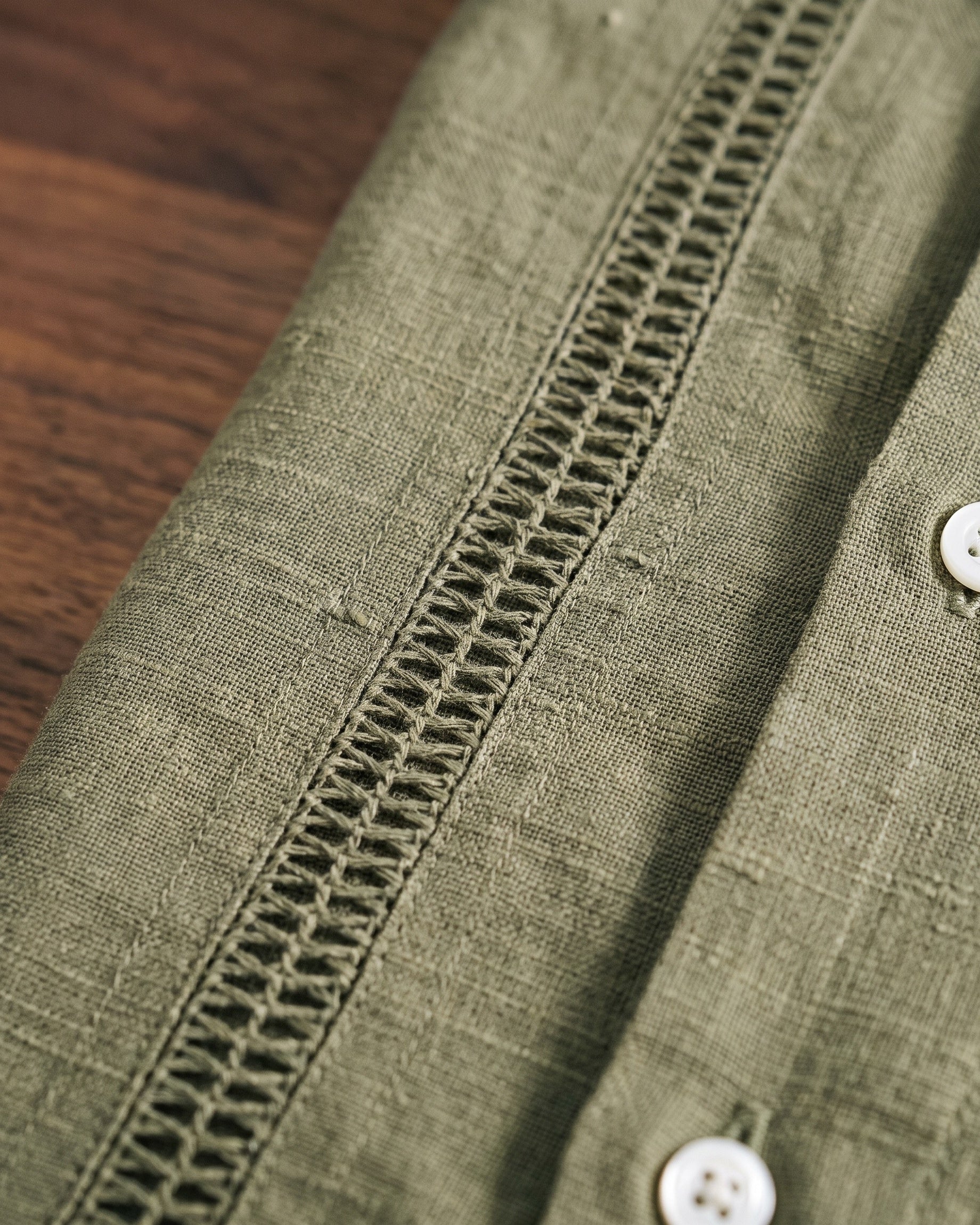 Chemise Brodée Avec Manches Longues Pour Hommes