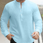 Chemise Ample Avec Col Bateau Pour Hommes