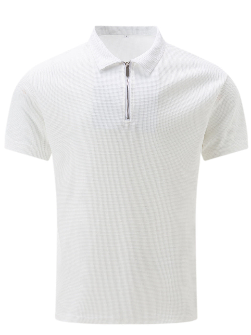 Polo Avec Col À Revers Et Fermeture Zippée Pour Hommes