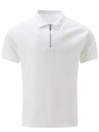 Polo Avec Col À Revers Et Fermeture Zippée Pour Hommes