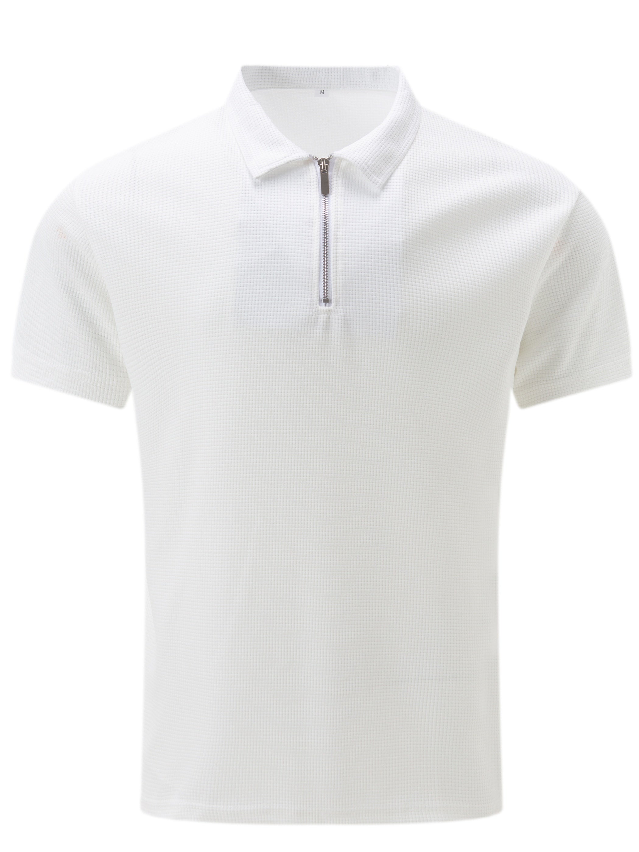 Polo Avec Col À Revers Et Fermeture Zippée Pour Hommes