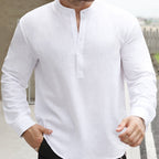 Chemise Ample Avec Col Bateau Pour Hommes