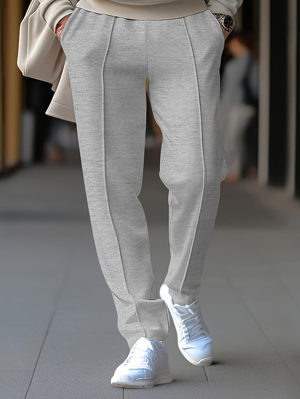 Pantalon De Sport À Cordon Avec Coupe Ajustée Pour Hommes