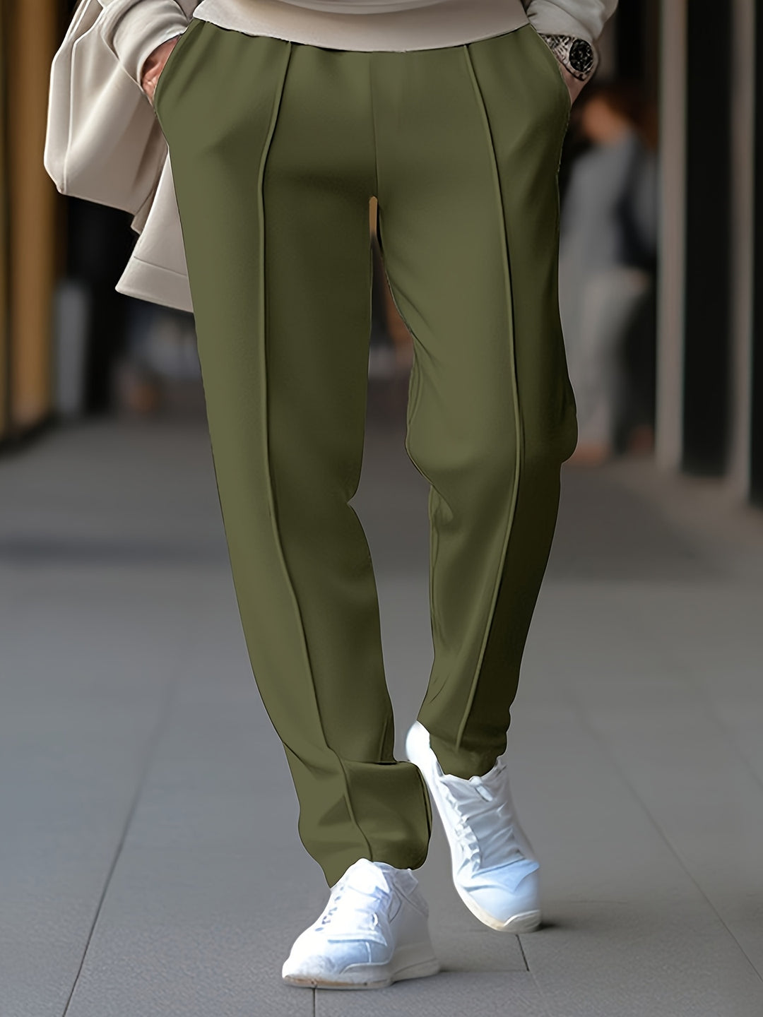 Pantalon De Sport À Cordon Avec Coupe Ajustée Pour Hommes