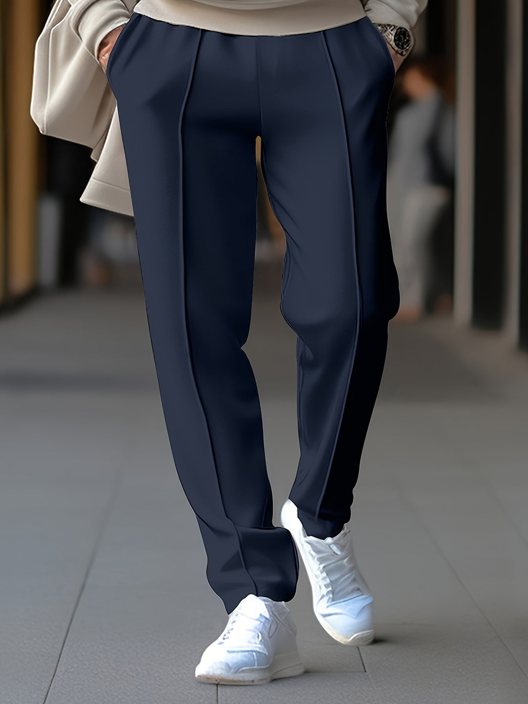 Pantalon De Sport À Cordon Avec Coupe Ajustée Pour Hommes