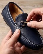 Mocassins Slip-On Texturés Pour Hommes