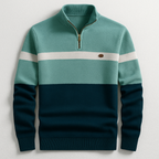 Pull À Col Zippé Avec Coupe Ajustée Pour Hommes