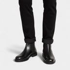 BOTTES CHELSEA HOMME CUIR PU