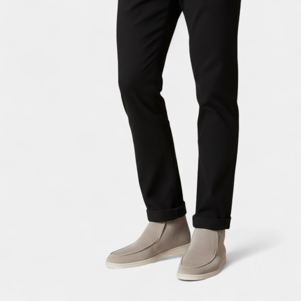 MOCASSINS MONTANTS HOMME CUIR SUÉDÉ
