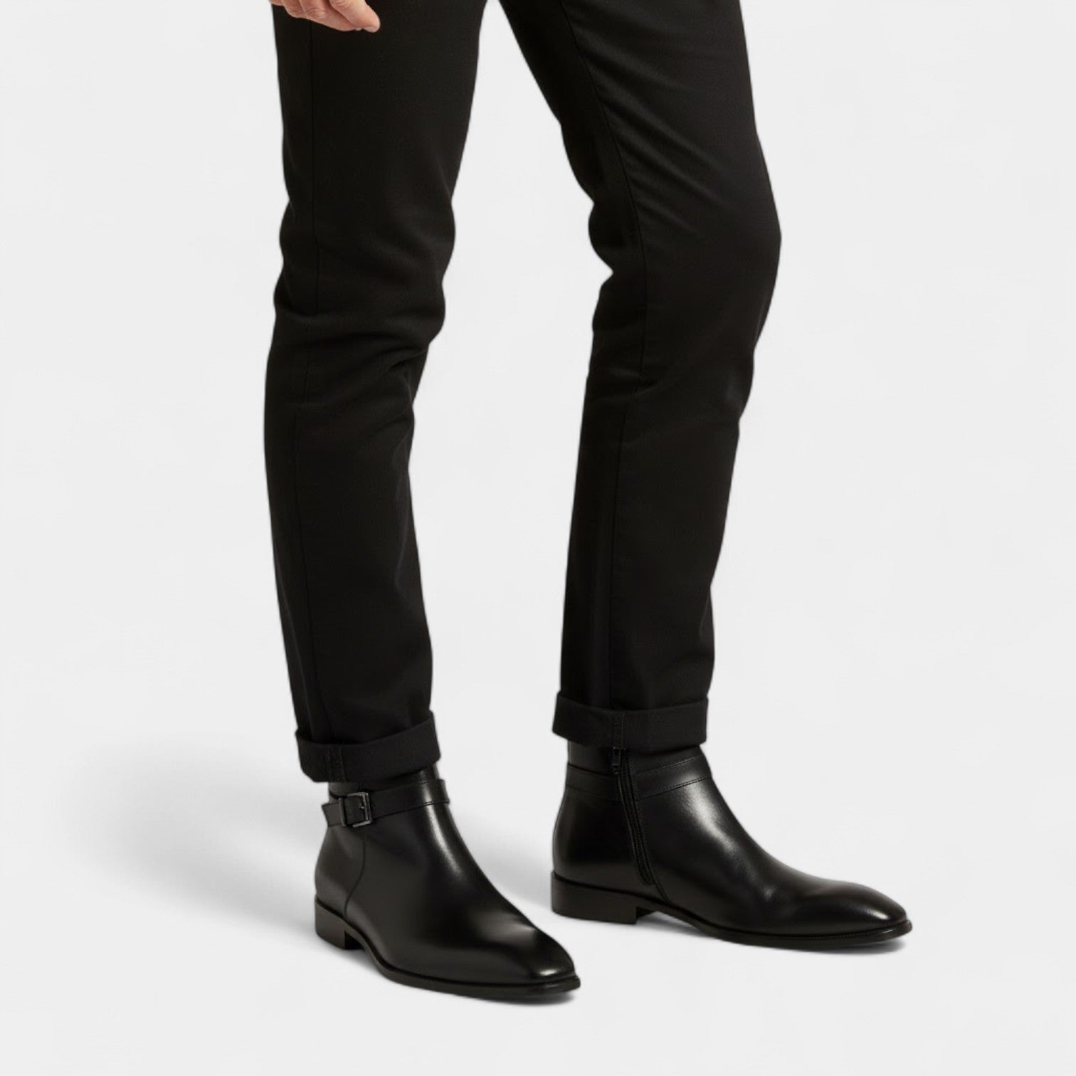 BOTTINES CHEALSEA EN CUIR POUR HOMME