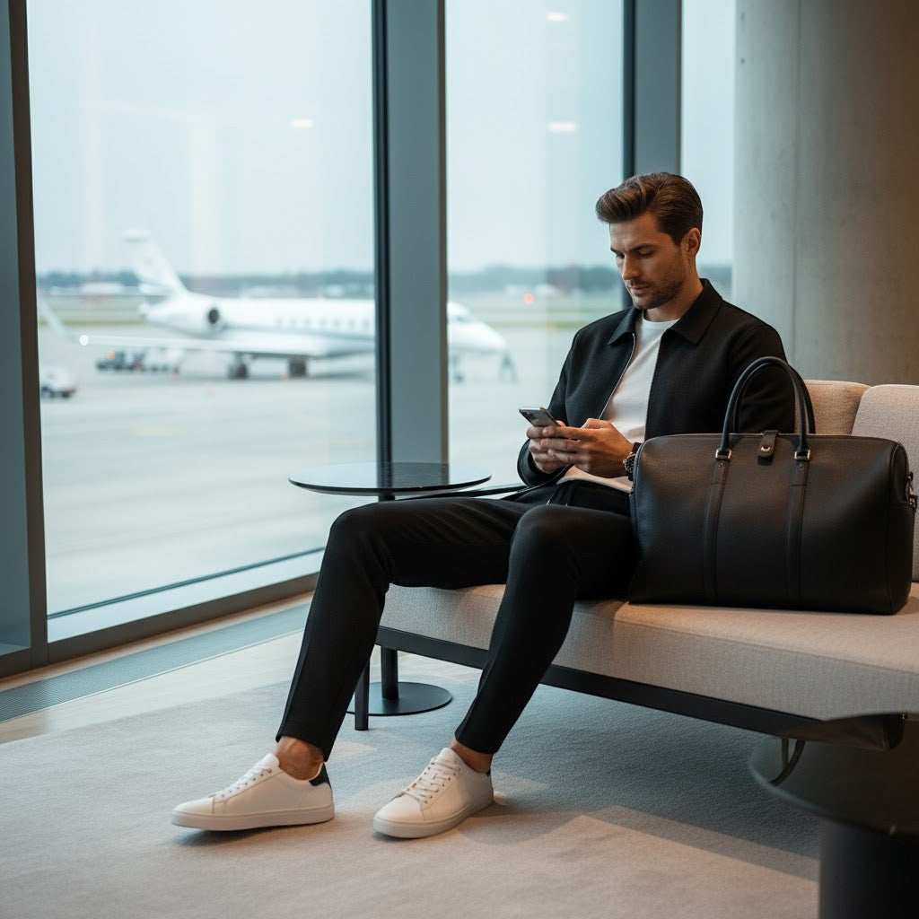 ENSEMBLE HOMME VESTE ZIPPÉE ET PANTALON SLIM