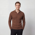 POLO HOMME RAYURES VERTICALES
