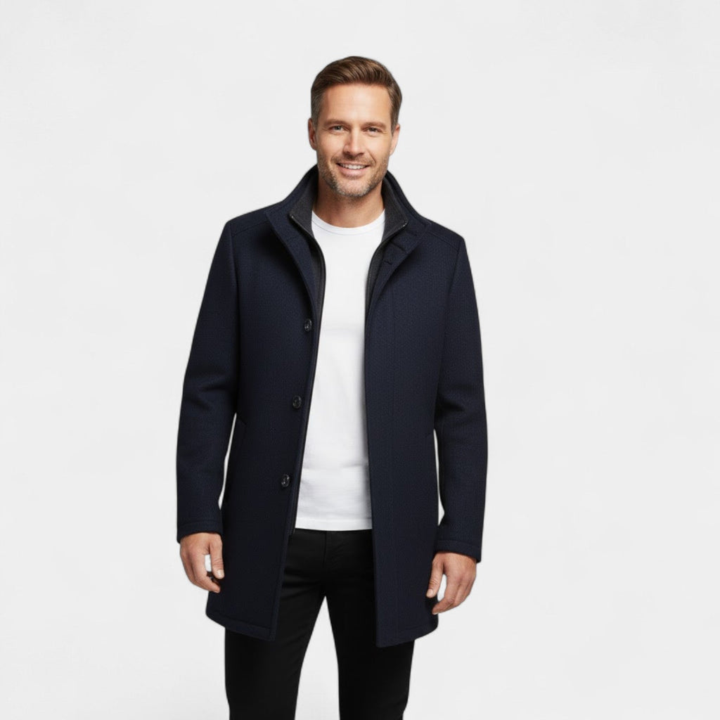 MANTEAU HOMME LAINE MI-LONG