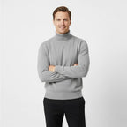 PULL HOMME COL ROULÉ MAILLE ÉPAISSE