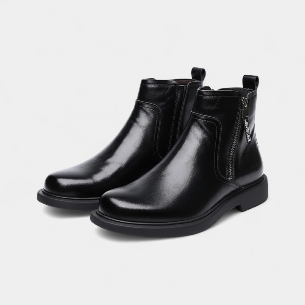 BOTTES CHELSEA HOMME CUIR SYNTHÉTIQUE
