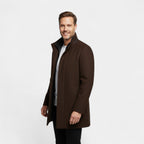 MANTEAU HOMME LAINE MI-LONG
