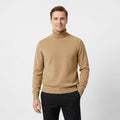PULL HOMME COL ROULÉ MAILLE ÉPAISSE
