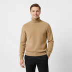 PULL HOMME COL ROULÉ MAILLE ÉPAISSE