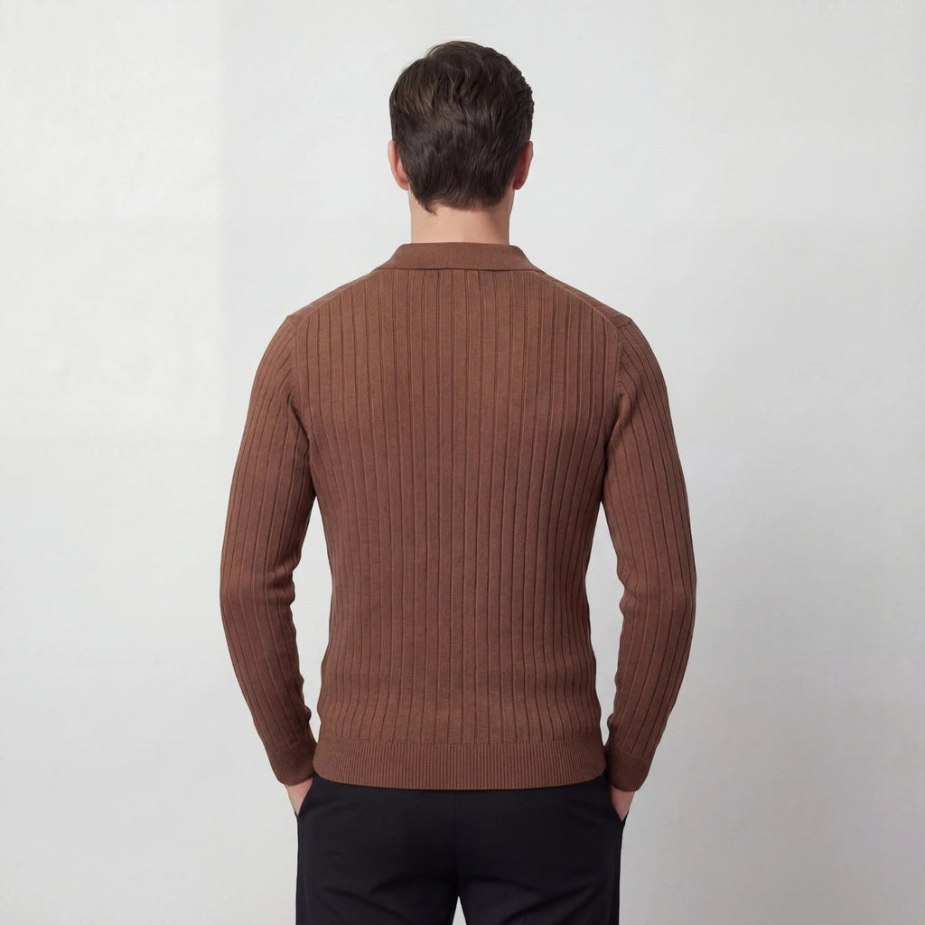 POLO HOMME RAYURES VERTICALES
