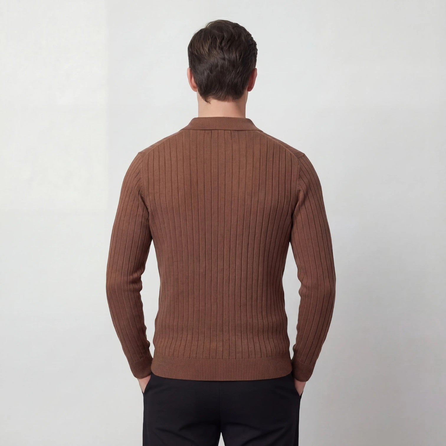 POLO HOMME RAYURES VERTICALES