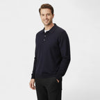 POLO HOMME MANCHES LONGUES MAILLE
