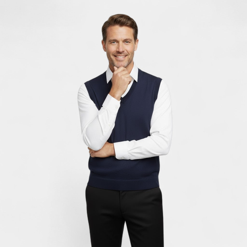 GILET SANS MANCHES HOMME COL V