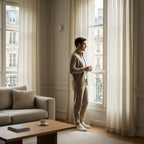 ENSEMBLE HOMME CARDIGAN ZIPPÉ ET PANTALON MAILLE