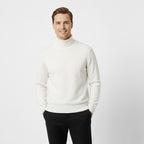 PULL HOMME COL ROULÉ MAILLE ÉPAISSE