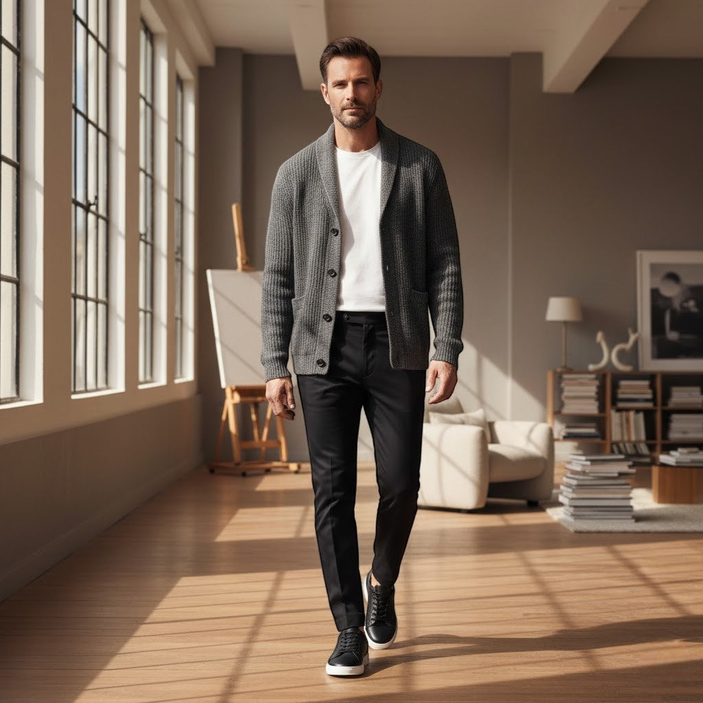 CHAUSSURES HOMME CUIR À LACETS