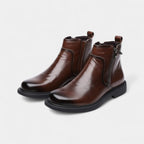 BOTTES CHELSEA HOMME CUIR SYNTHÉTIQUE