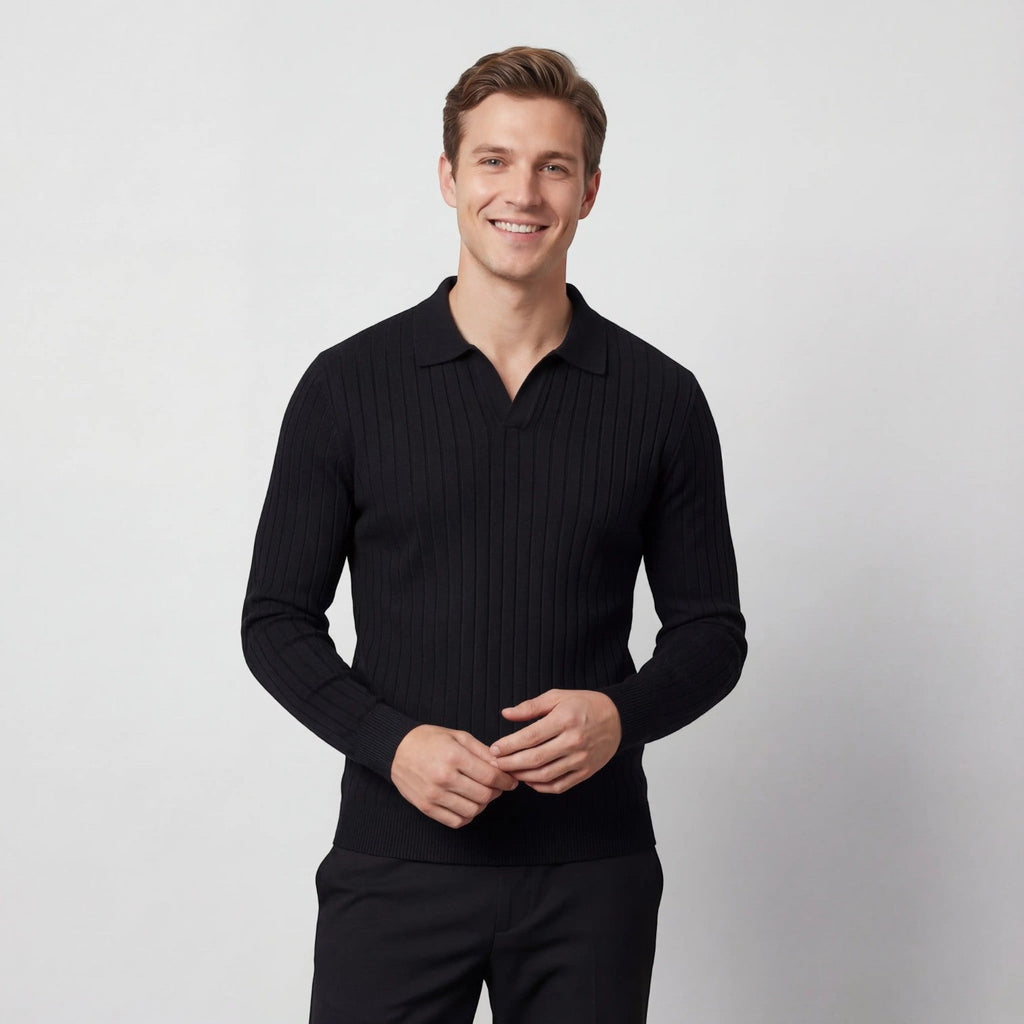 POLO HOMME RAYURES VERTICALES