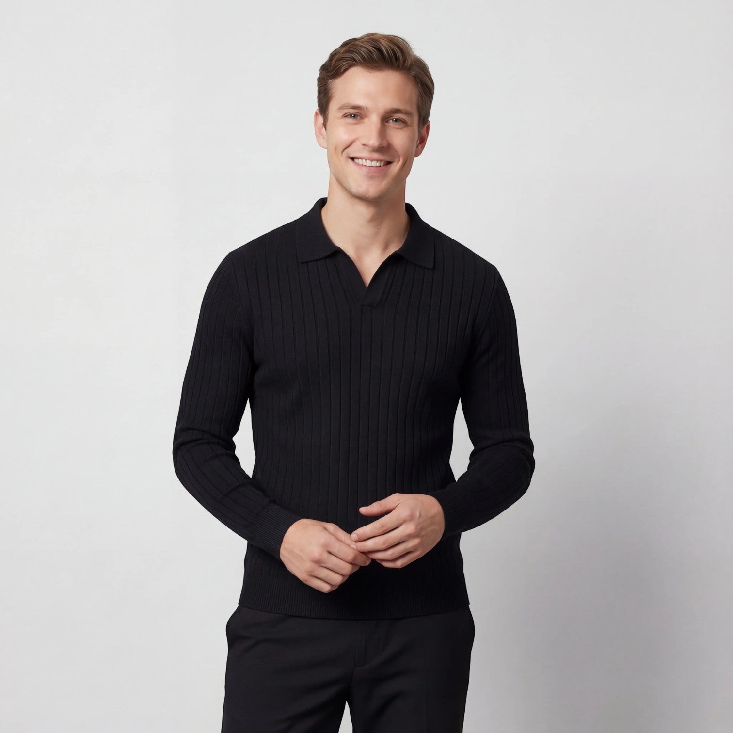 POLO HOMME RAYURES VERTICALES