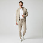 ENSEMBLE HOMME CARDIGAN ZIPPÉ ET PANTALON MAILLE