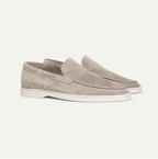 LOAFERS DAIM TAUPE LÉGERS POUR HOMME