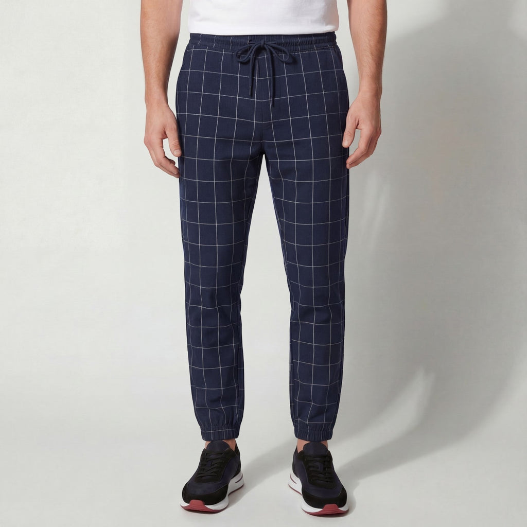 PANTALON HOMME CARREAUX COTON