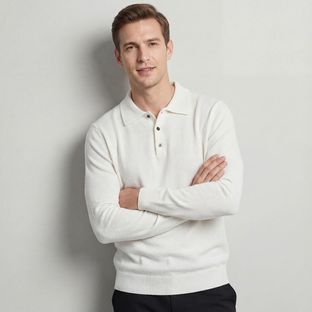 PULL HOMME COL POLO MAILLE