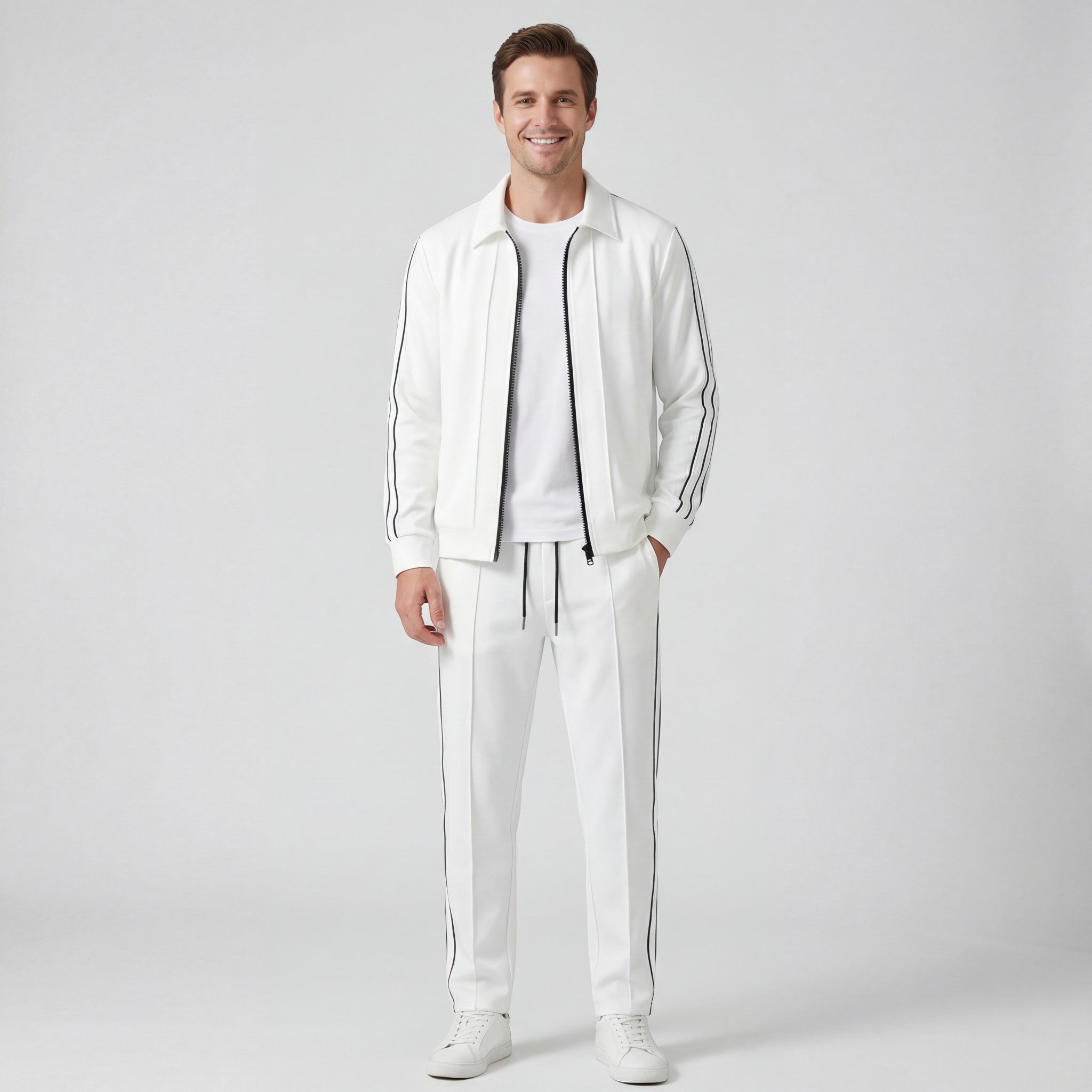 ENSEMBLE HOMME VESTE ET PANTALON ASSORTI