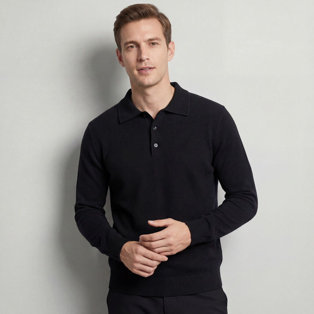 PULL HOMME COL POLO MAILLE