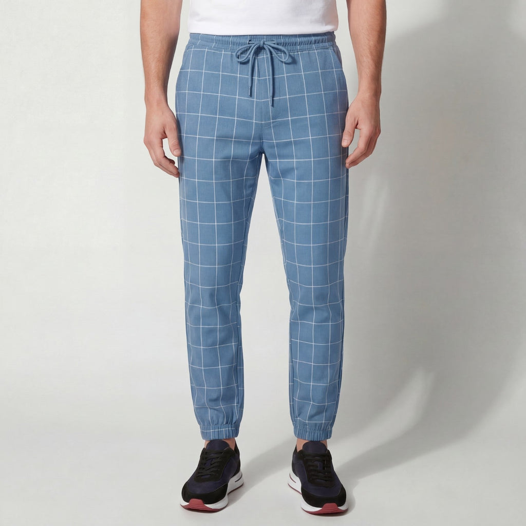 PANTALON HOMME CARREAUX COTON