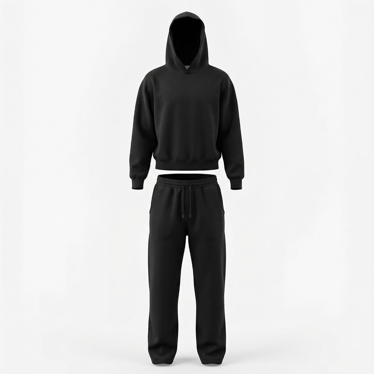 ENSEMBLE HOMME SWEAT À CAPUCHE ET PANTALON MAILLE