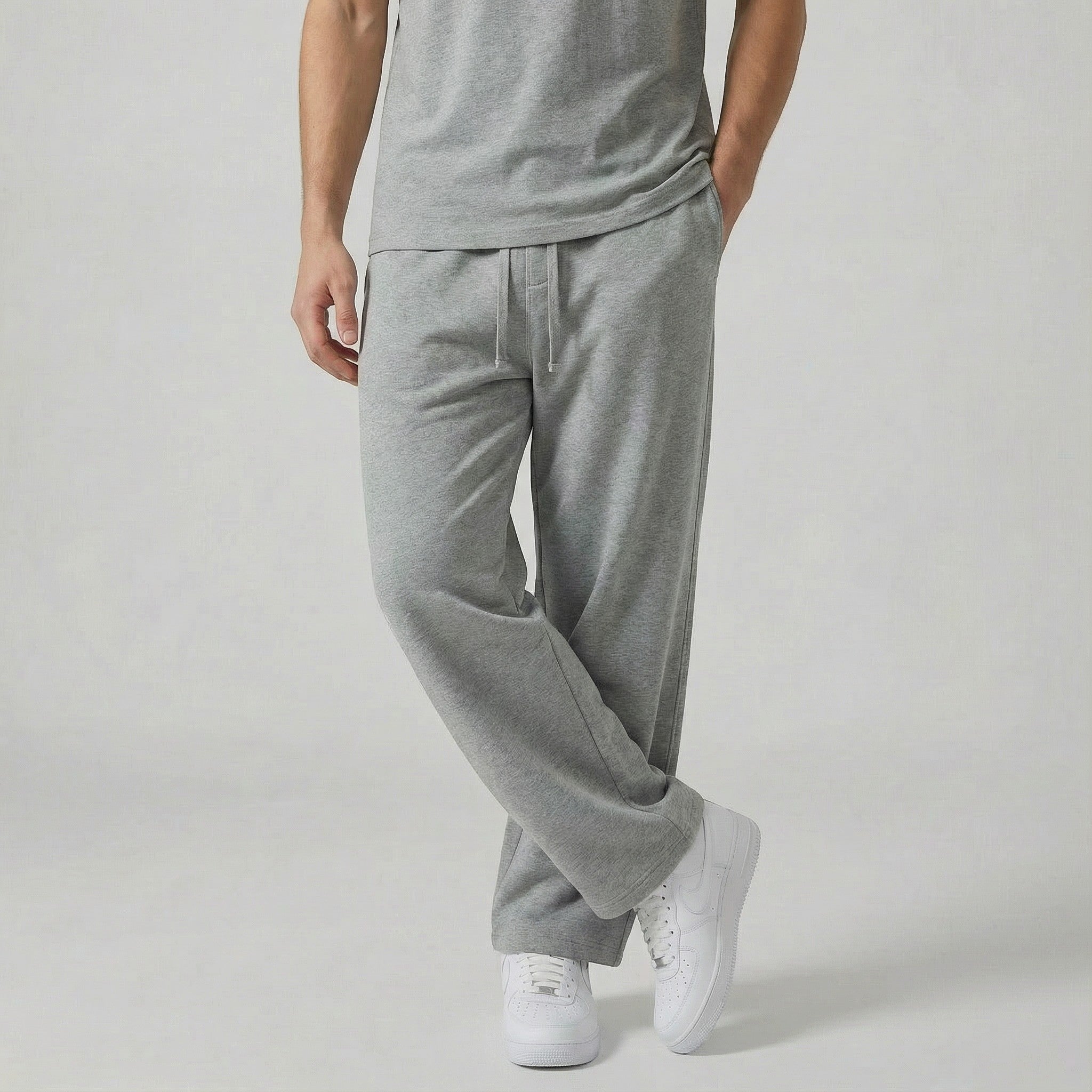 PANTALON HOMME COTON JAMBE DROITE