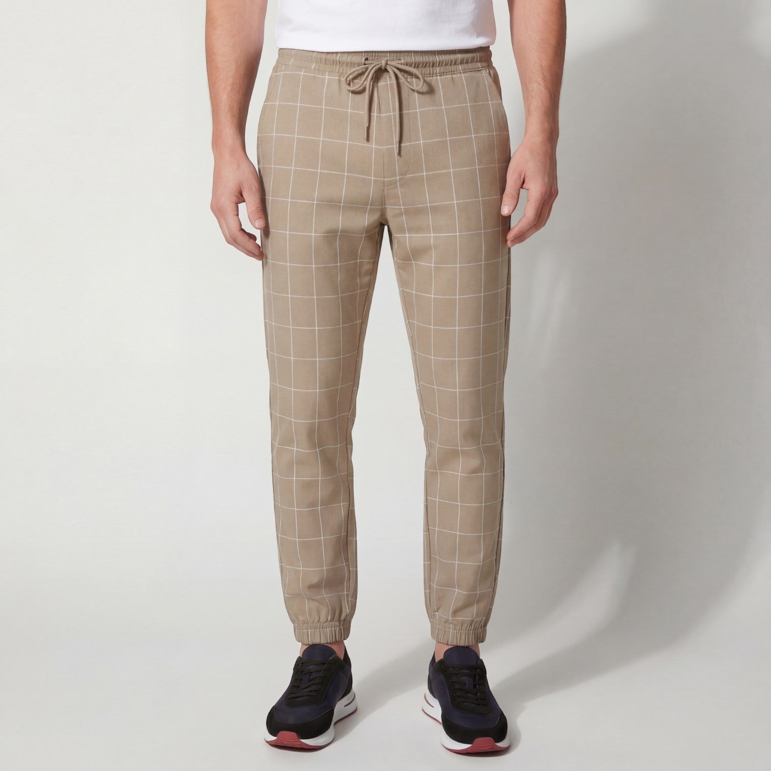 PANTALON HOMME CARREAUX COTON