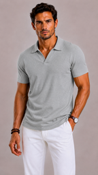 Polo Structuré Pour Hommes