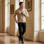 GILET HOMME MAILLE COL MONTANT