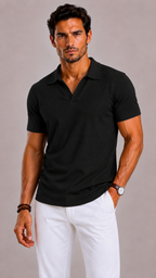Polo Structuré Pour Hommes
