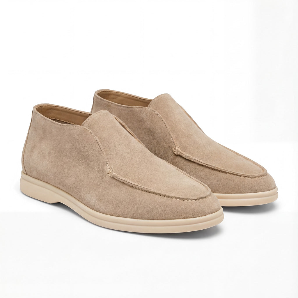 MOCASSINS HAUTS EN SUÈDE POUR HOMME